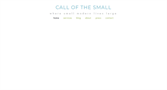 Desktop Screenshot of call-small.com